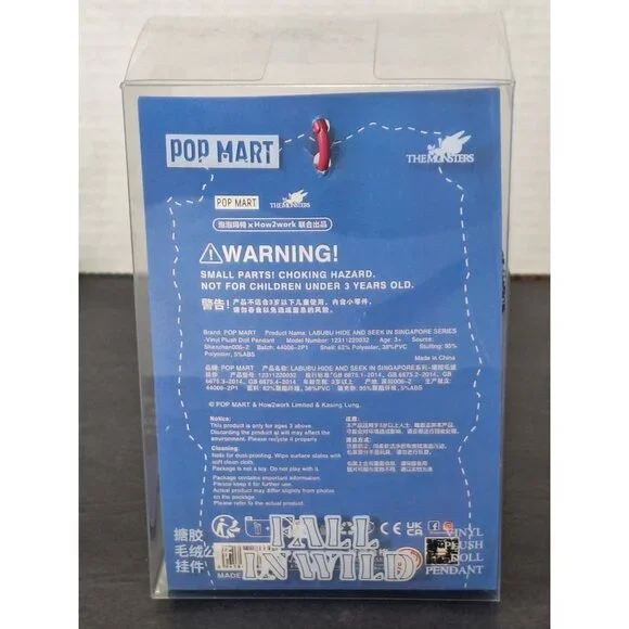 Pop Mart Labubu "Fall in Wild" Vinyl Plush Doll Pendant - New in Box - Picture 4 of 6